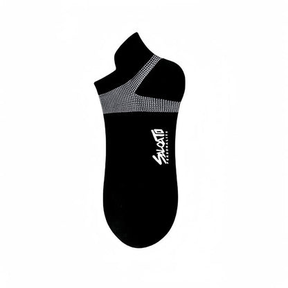 Anti-blister Cotton Athletic Ankle Compression Socks(5 Pairs) - Black - EU39-44(US6-10) - image 6