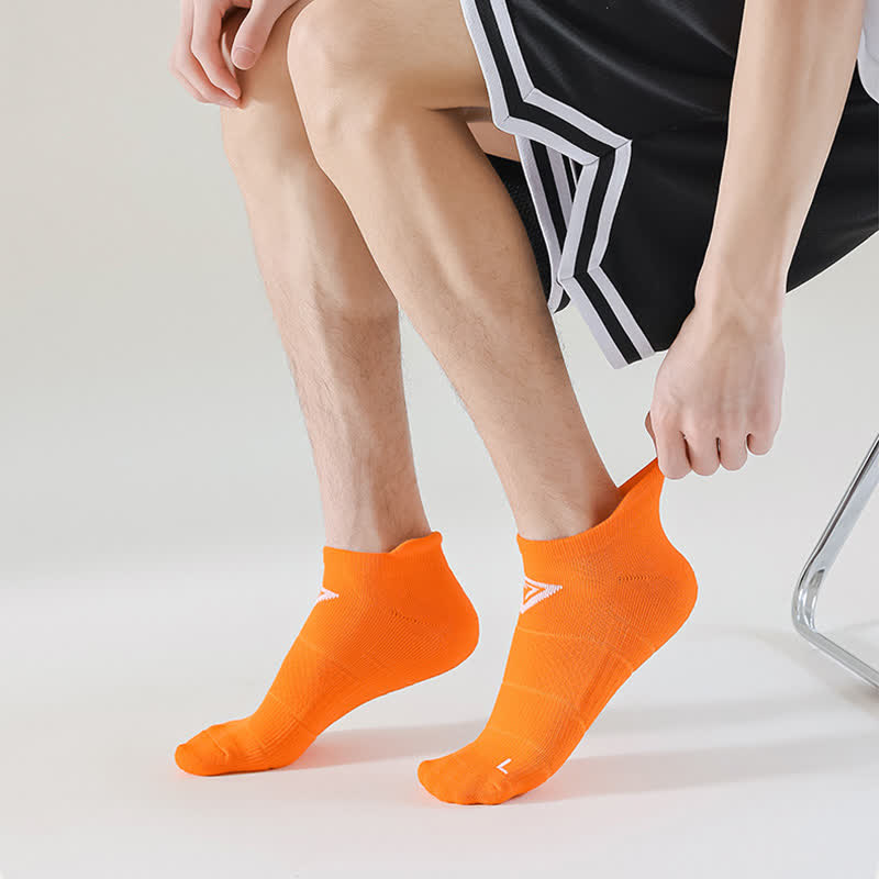 Triangle Print Cotton Ankle Compression Socks(7 Pairs) - image 14