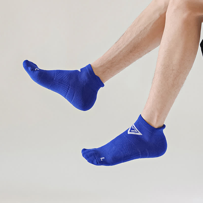 Triangle Print Cotton Ankle Compression Socks(7 Pairs) - image 12
