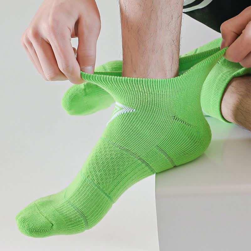 Triangle Print Cotton Ankle Compression Socks(7 Pairs) - image 9