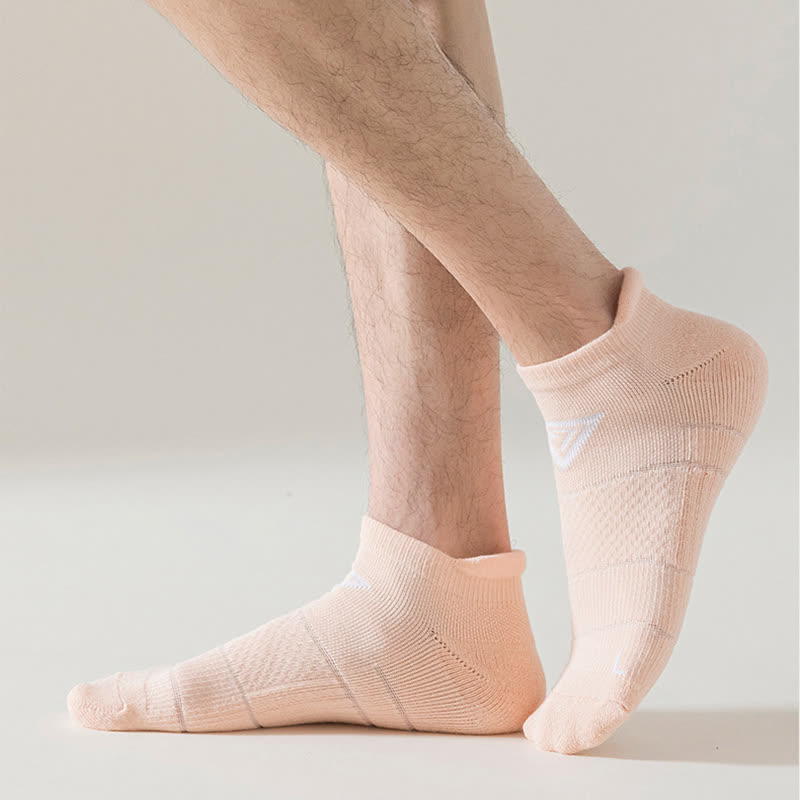 Triangle Print Cotton Ankle Compression Socks(7 Pairs) - image 7
