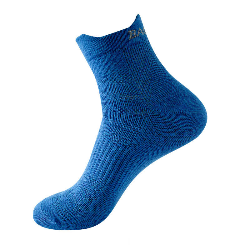 Bright Color Series Cotton Sports Ankle Compression Socks(9 Pairs) - Blue - EU36-43(US3-9) - image 12