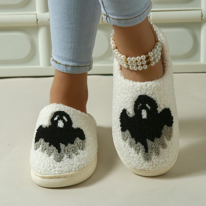 Plus Size Halloween Ghost Slippers - image 2
