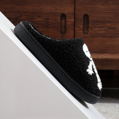 Plus Size Halloween Horror Skeleton Slippers - image 8