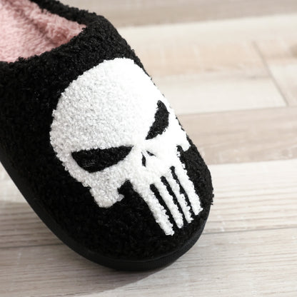 Plus Size Halloween Cartoon Skull Print Slippers - image 13