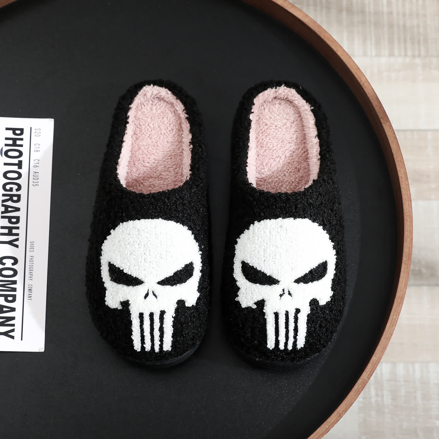 Plus Size Halloween Cartoon Skull Print Slippers - image 8