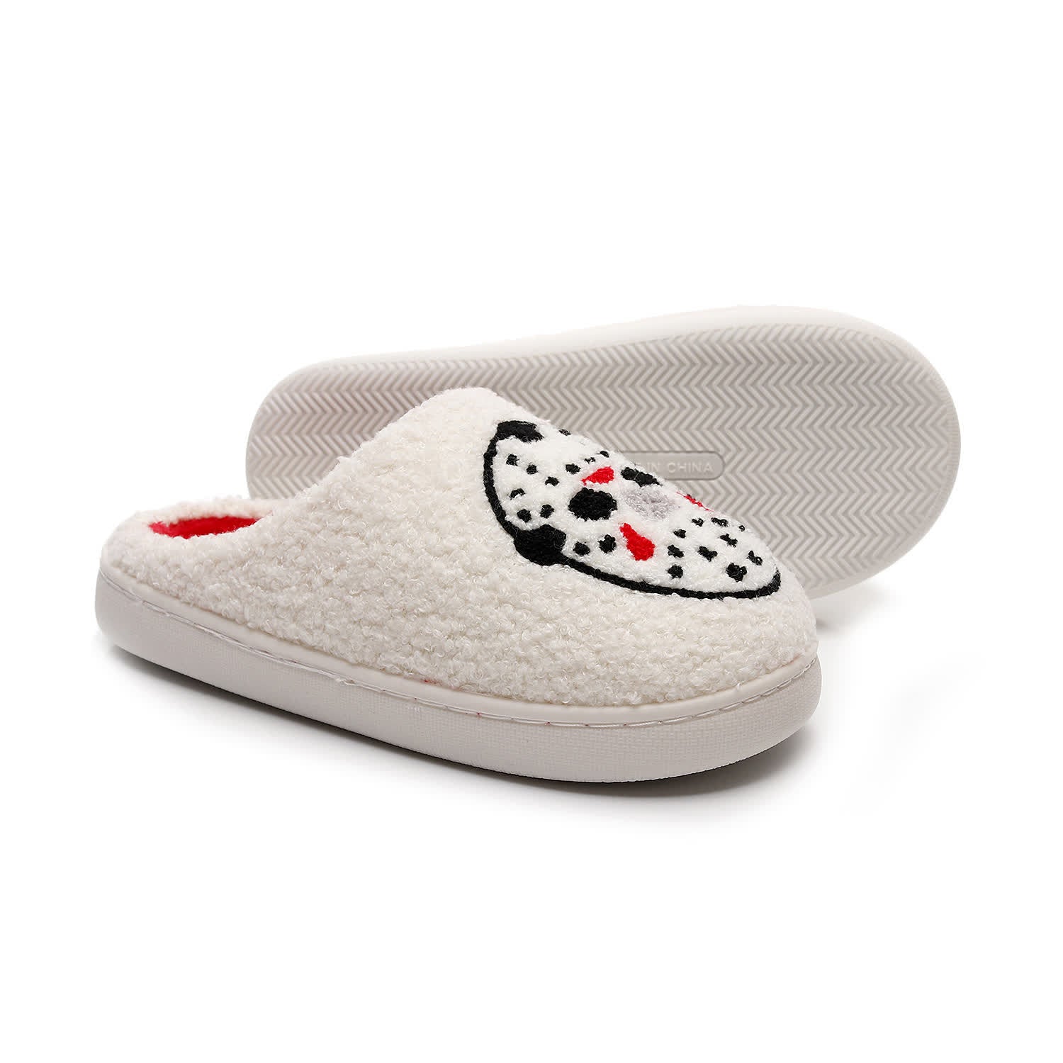 Plus Size Halloween Cartoon Spooky Print Slippers - image 14