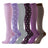 Plusock Polka Dot Purple Series Compression Socks(6 Pairs) - image 0