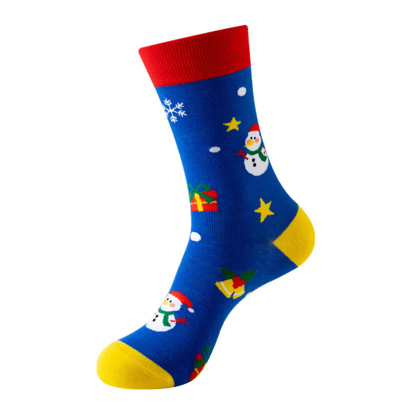 Plus Size Christmas Pattern Quarter Socks(3 Pairs) - image 6