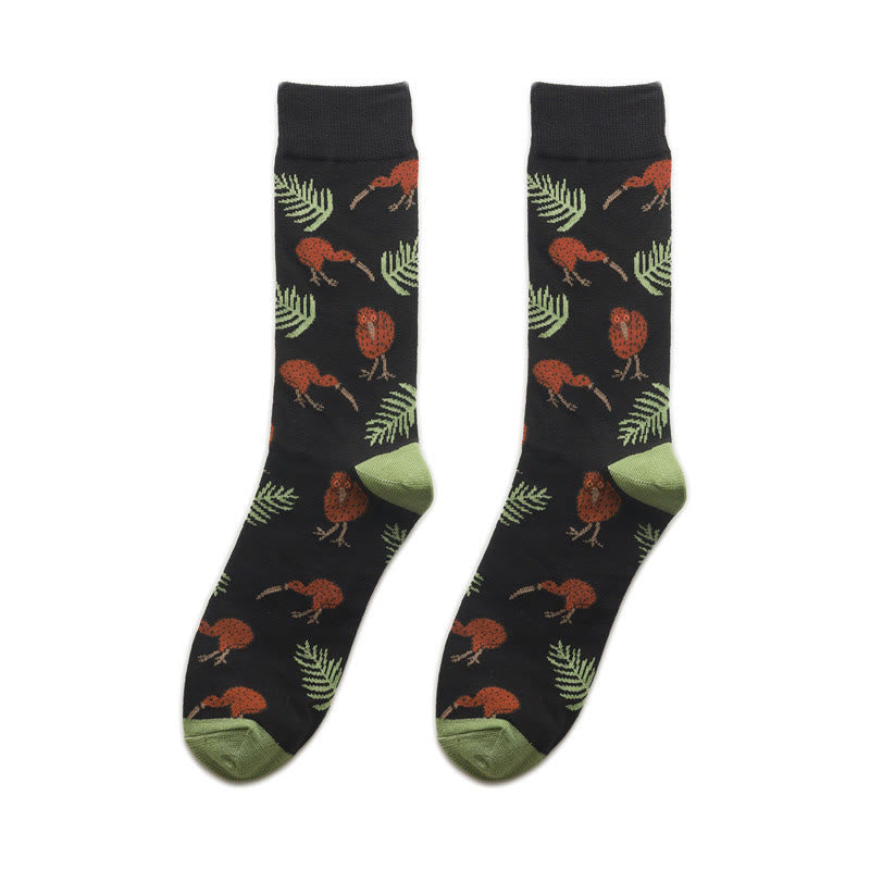 Plus Size Christmas Creative Quarter Socks(5 Pairs) - image 4