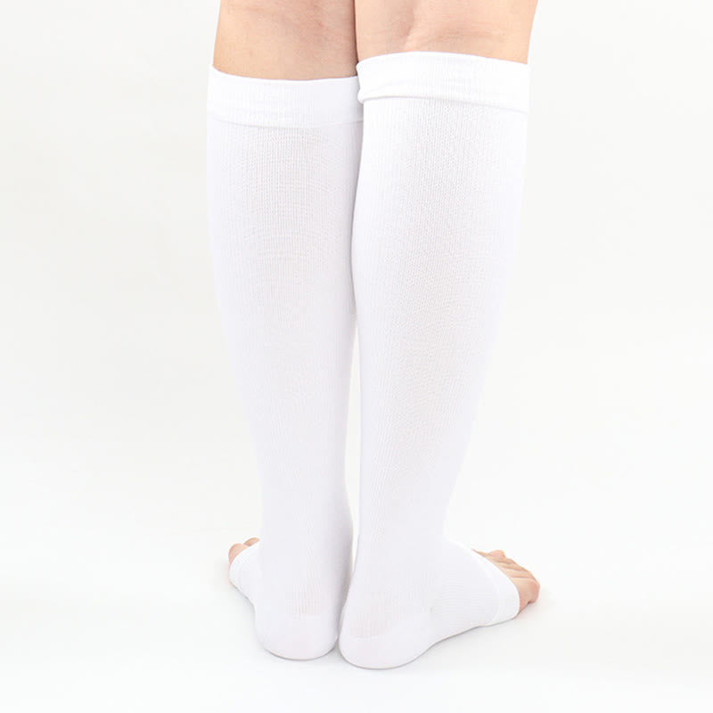 Plus Size Seamless Comfort Compression Socks(4 Pairs) - image 4