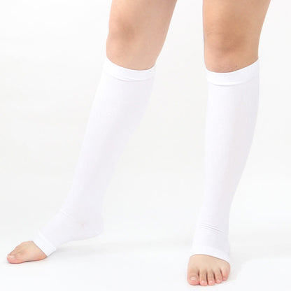 Plus Size Seamless Comfort Compression Socks(4 Pairs) - White - EU36-42(US3-8.5) - image 2