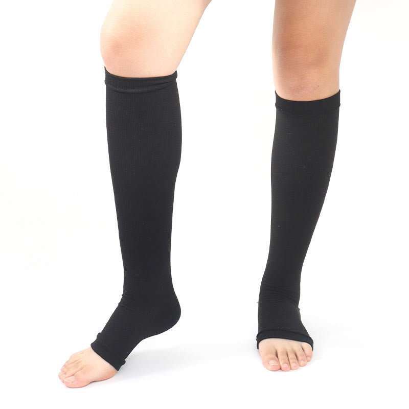 Plus Size Seamless Comfort Compression Socks(4 Pairs) - image 1