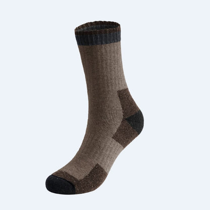 Plus Size Winter Wool Quarter Socks(5 Pairs) - Brown - EU40-47(US7-12.5) - image 8