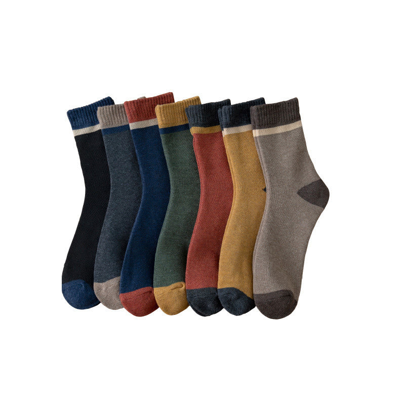Plus Size Trendy Classics Quarter Socks(7 Pairs) - Multicolor - EU39-43(US6-9) - image 9