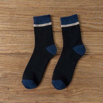 Plus Size Trendy Classics Quarter Socks(7 Pairs) - Black - EU39-43(US6-9) - image 10