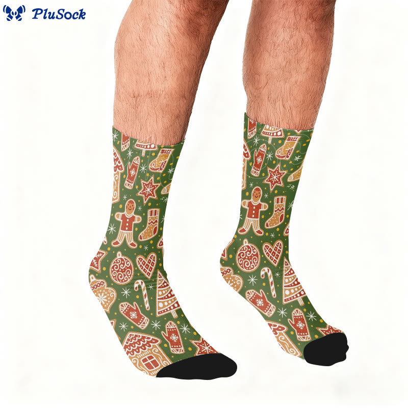 Plus Size Cute Christmas Quarter Socks - image 1