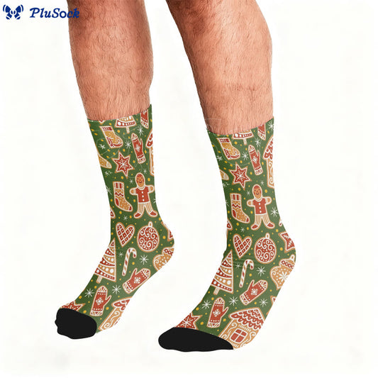 Plus Size Cute Christmas Quarter Socks - image 0