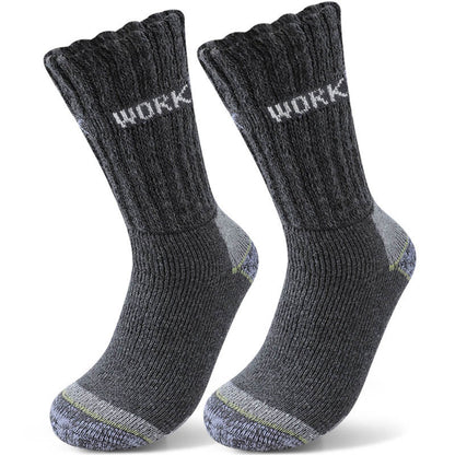 Plus Size Thickened Cold Protection Quarter Socks(3 Pairs) - Dark Grey - EU39-45(US6-11) - image 3
