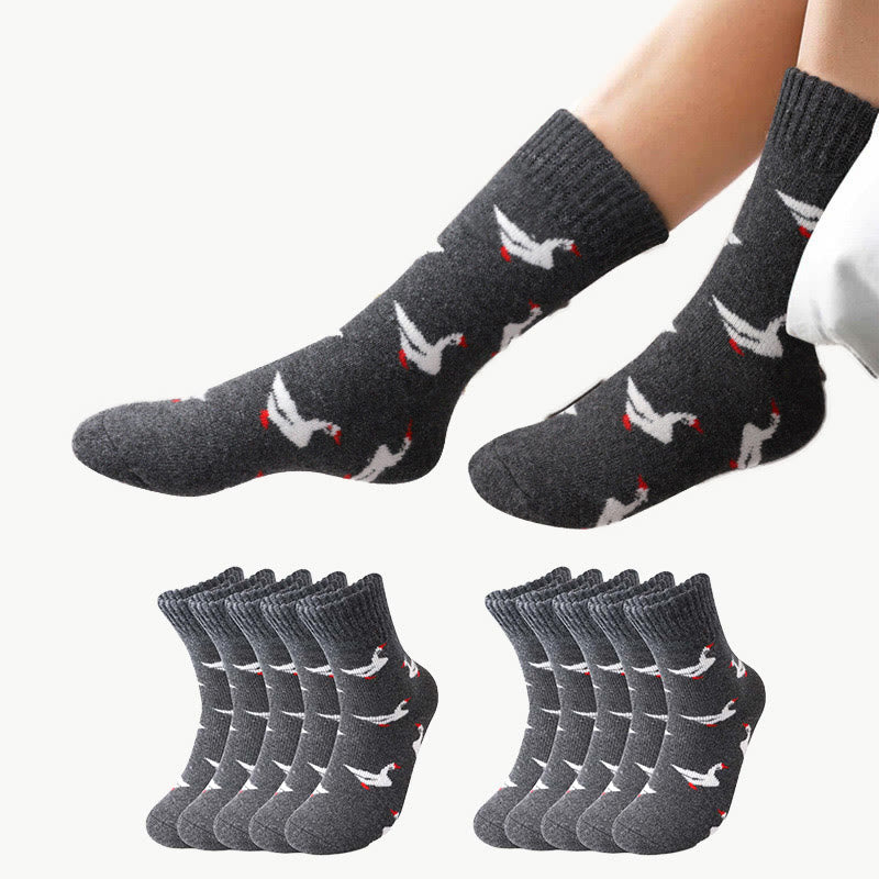 Plus Size Duck Quarter Socks(5 Pairs) - image 3