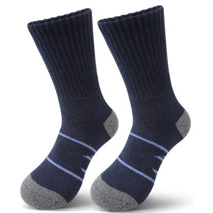 Plus Size Line Quarter Socks(4 Pairs) - Navy Blue - EU36-42(US3-8.5) - image 4