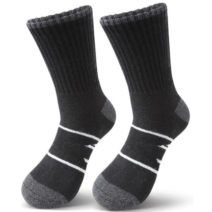 Plus Size Line Quarter Socks(4 Pairs) - Black - EU36-42(US3-8.5) - image 6