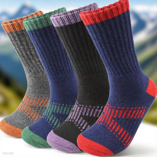 Plus Size Wool Hike Quarter Socks(4 Pairs) - image 0