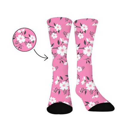 Plus Size Custom Image Cover Socks - Sample A - EU37-44(US4-10) - image 3