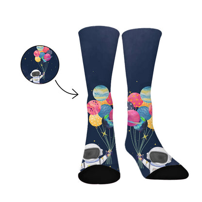 Plus Size Custom Image Cover Socks - image 0