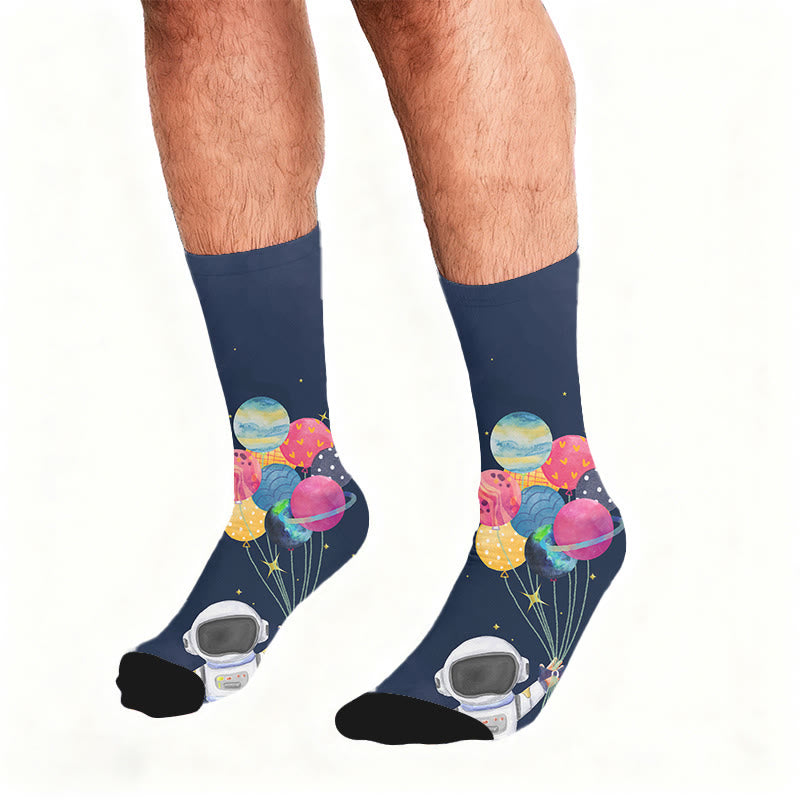 Plus Size Custom Image Cover Socks - image 2