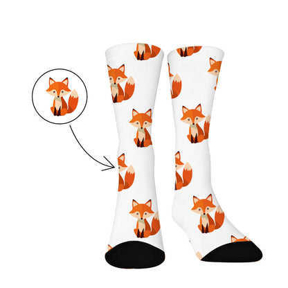 Plus Size Custom Image Cover Socks - Sample B - EU37-44(US4-10) - image 10