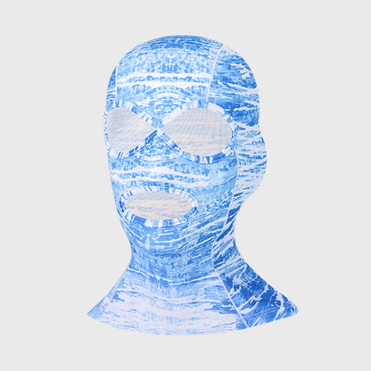 Full Face Wrap Breathable Sun Protection Facekini Mask - C - One Size - image 3