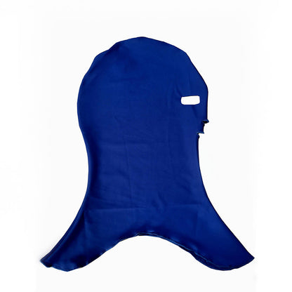 Solid Color Swim Sun Protection Facekini Mask - Navy Blue - One Size - image 12