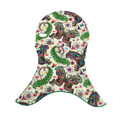 Animal Flower Patterns Sun Protection Facekini Mask - J - One Size - image 10
