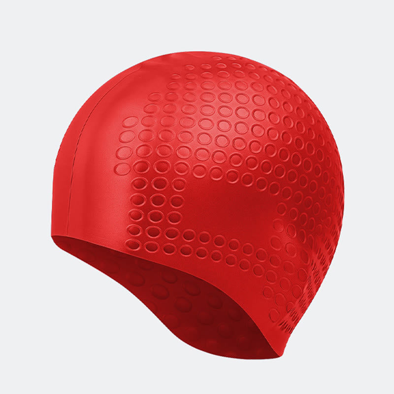 Soft Touch Swim Cap - Red - One Size - image 8