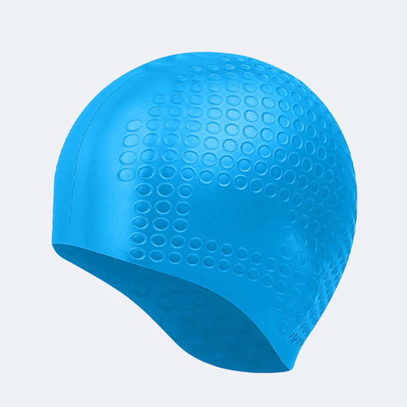 Soft Touch Swim Cap - Blue - One Size - image 9
