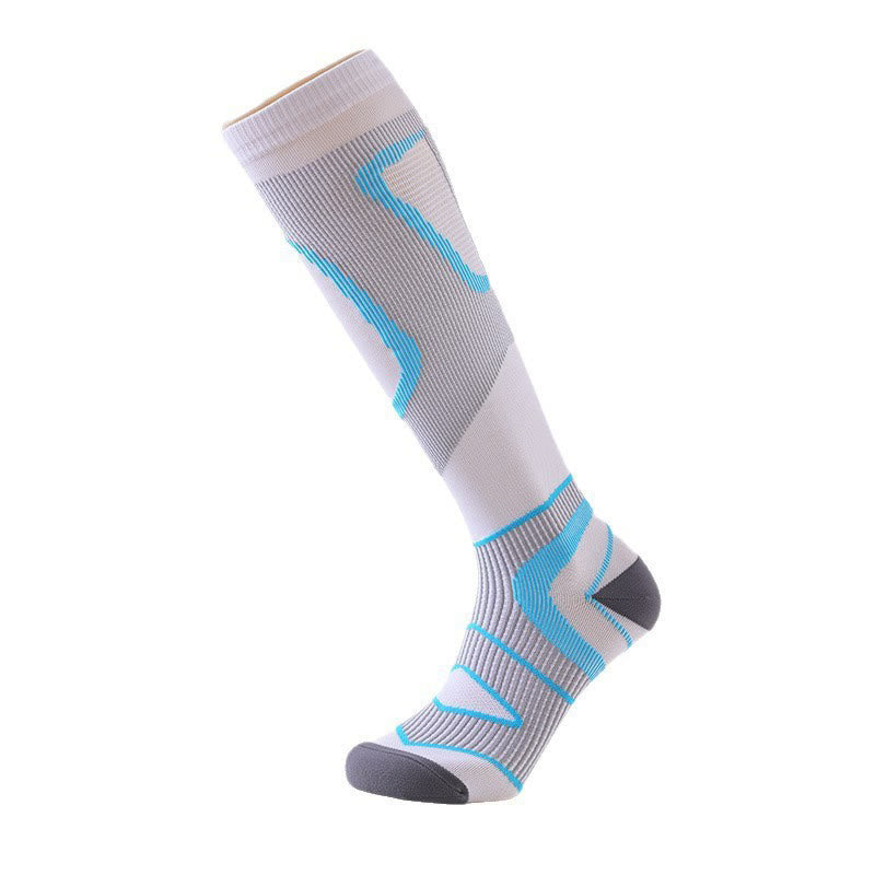 Sport Fitness Compression Socks(3 Pairs) - White - L/XL - image 3