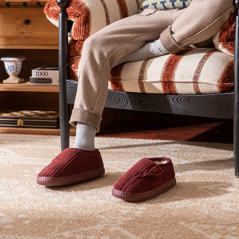 Plusock Plus Size Non-slip Warm Slippers - image 2