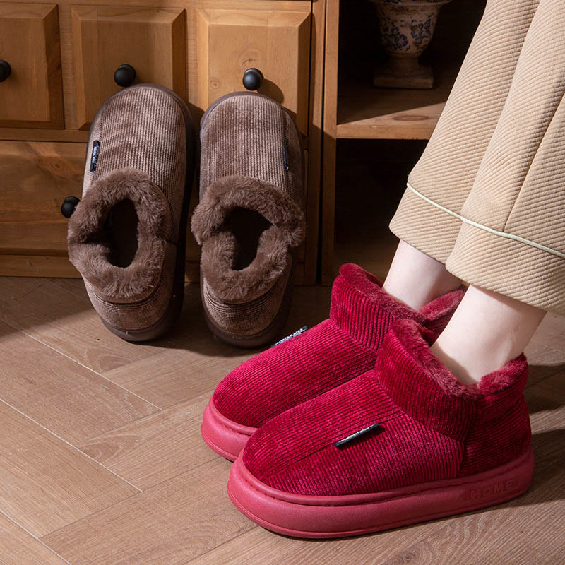 Plusock Plus Size High Top Winter Slippers - image 1