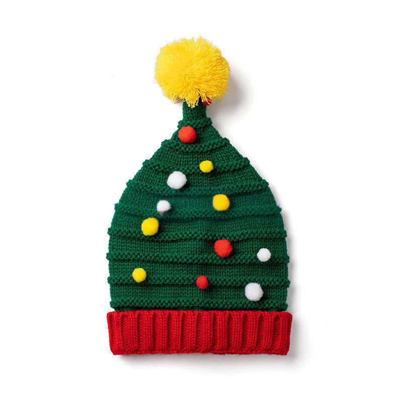 Christmas Tree Beanie - Green - One Size - image 1
