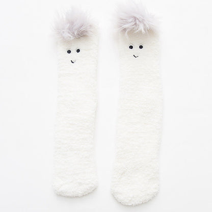 Plusock Cute Zoom Quarter Socks(2 Pairs) - Alpaca - EU36-40(US3-7) - image 9