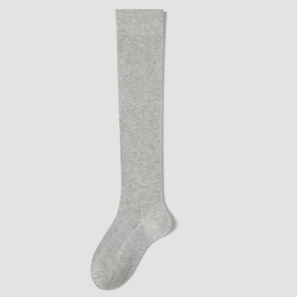 Plusock Plus Size Antibacterial Knee High Socks(3 Pairs) - Light Gray - EU36-40(US3-7) - image 11