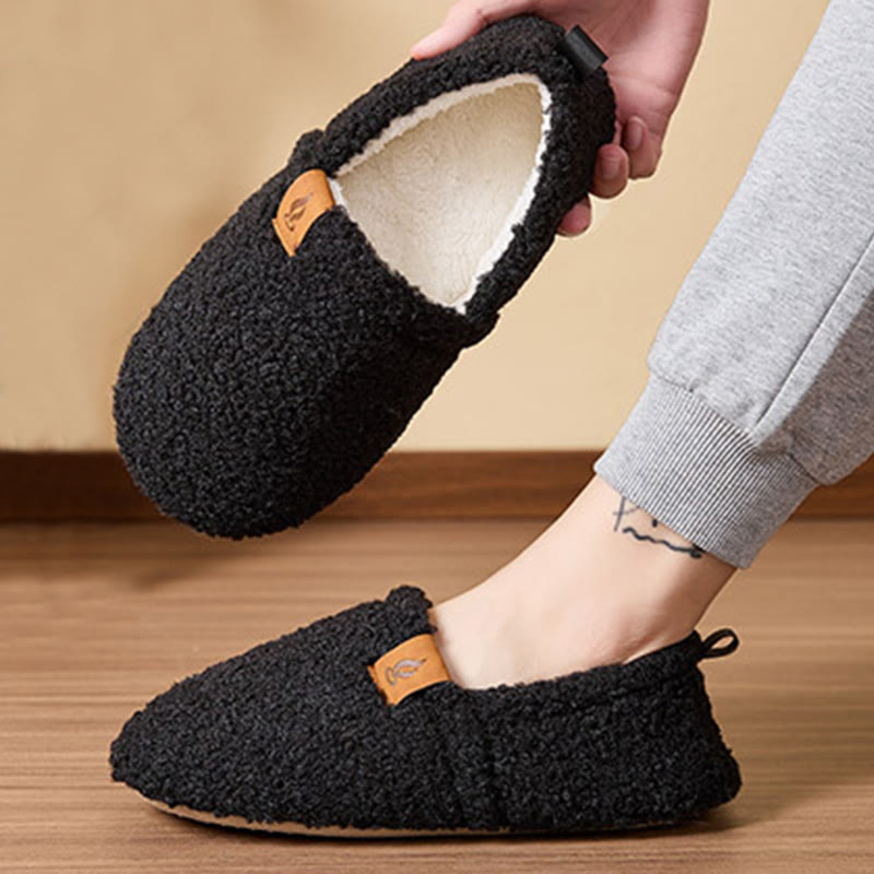 Plusock Plus Size Warm Wear Resistant Slippers - image 0