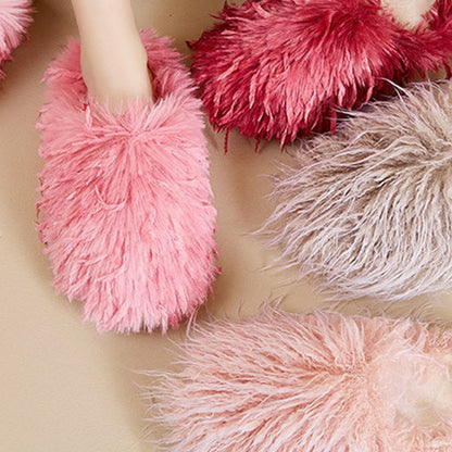 Plusock Plus Size Fluffy Fur Slippers - image 0