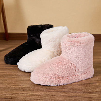 Plusock Plus Size Plush Mid Tube Slippers - image 6