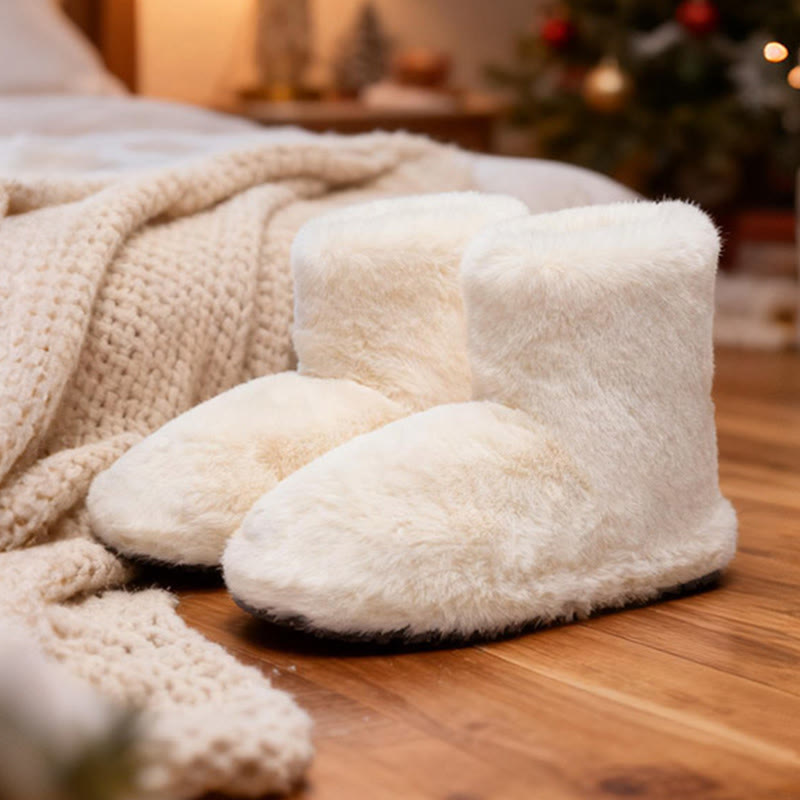 Plusock Plus Size Plush Mid Tube Slippers - image 8