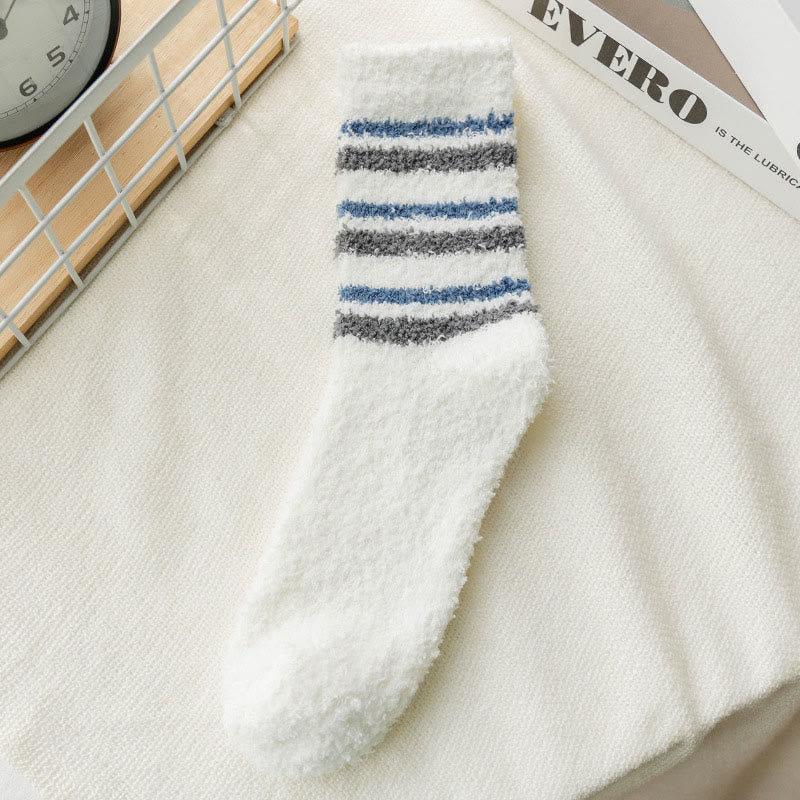 Plusock Plus Size Warm Sleeping Quarter Socks(5 Pairs) - B - EU40-46(US7-12) - image 10
