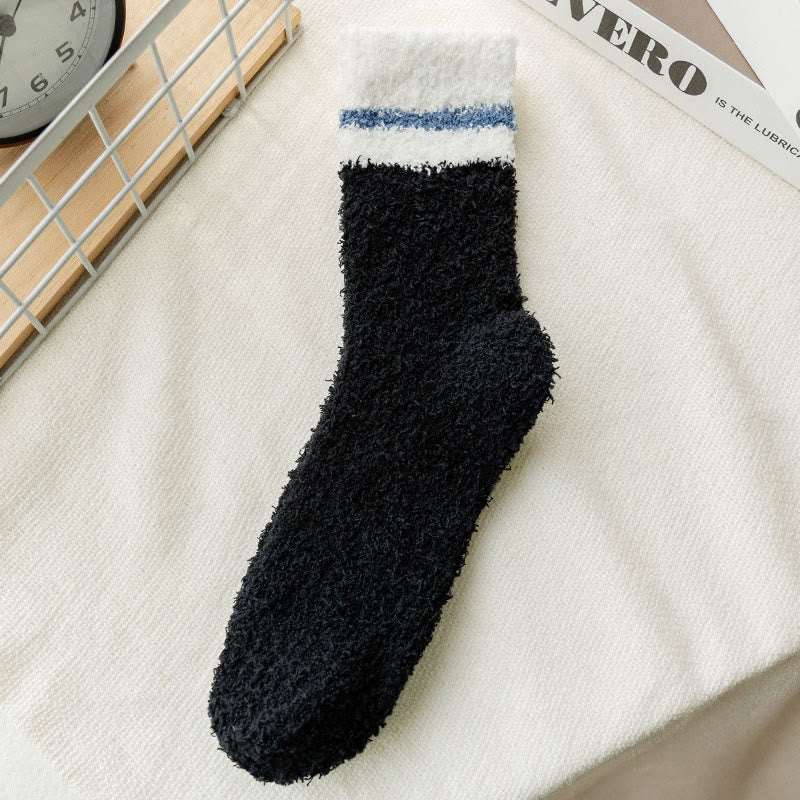Plusock Plus Size Warm Sleeping Quarter Socks(5 Pairs) - D - EU40-46(US7-12) - image 12