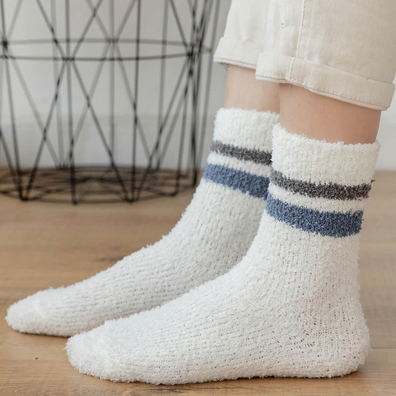 Plusock Plus Size Warm Sleeping Quarter Socks(5 Pairs) - image 3