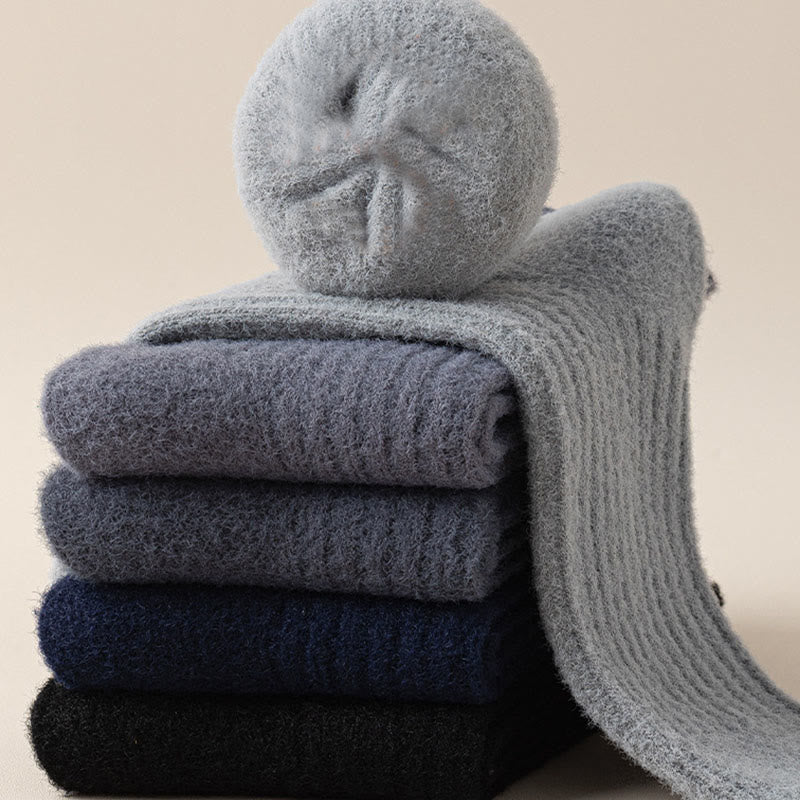 Plusock Plus Size Retro Solid Color Quarter Socks(3 Pairs) - image 14